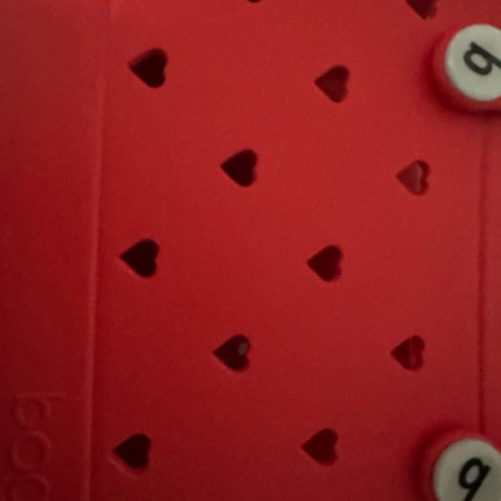 BITTY BOGG BAG Red Heart Cutout Tote - Picture 4 of 4